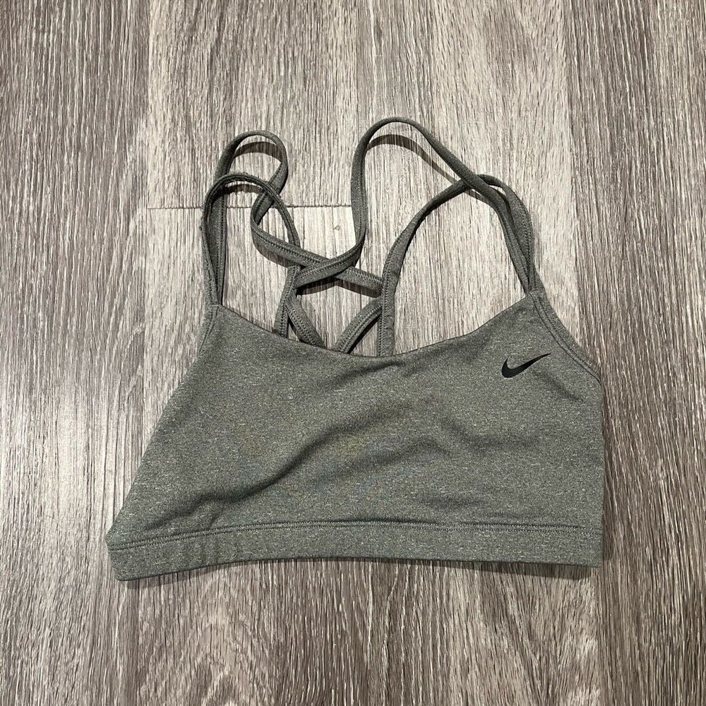Nike Grey Sports Bra